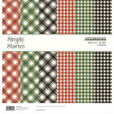 Simple Stories Jingle All The Way Designpapier - Paper Pack